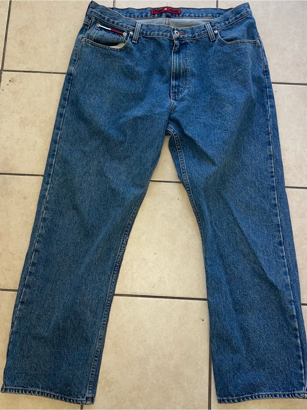 Vintage Tommy Hilfiger Straight Relaxed Fit Jeans 38 X 30 EUC EVC